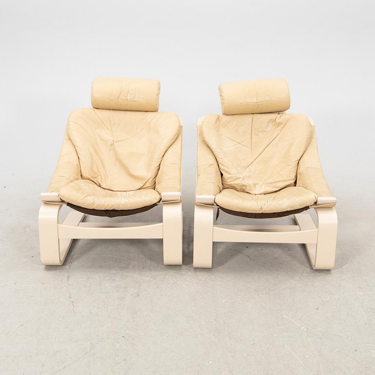 Åke Fribyter, fåtöljer, ett par "Kroken", Nelo, Knislinge, 1900-talets andra hälft.