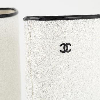 Chanel, a pair of sequin high boots, size 37.