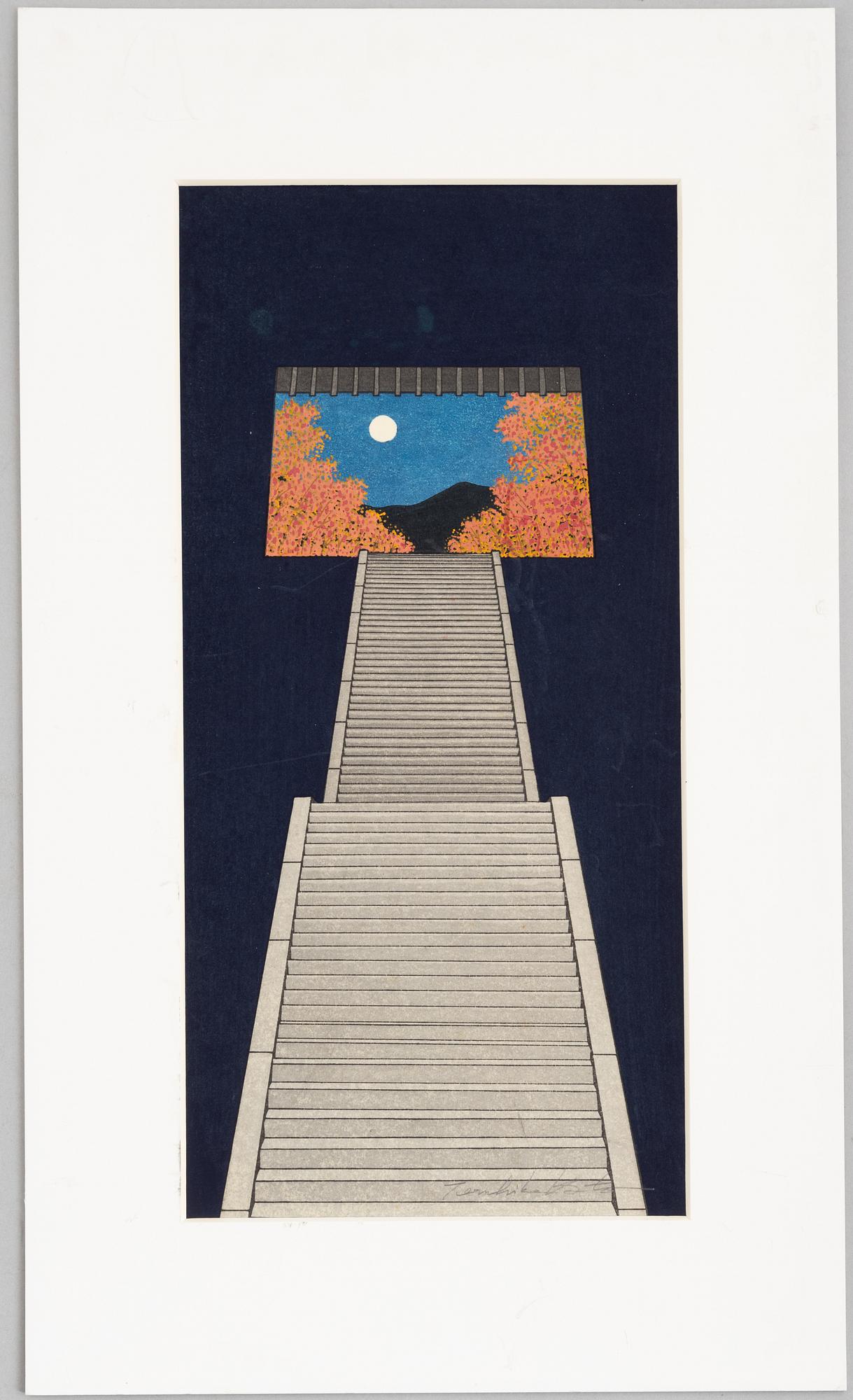 Teruhide Kato, 'Stairway to Autumn Moon'.