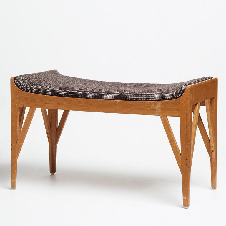 Carl-Axel Acking, a Swedish Modern stool, probably executed by cabinetmaker Torsten Schollin, Sweden 1940-50's.