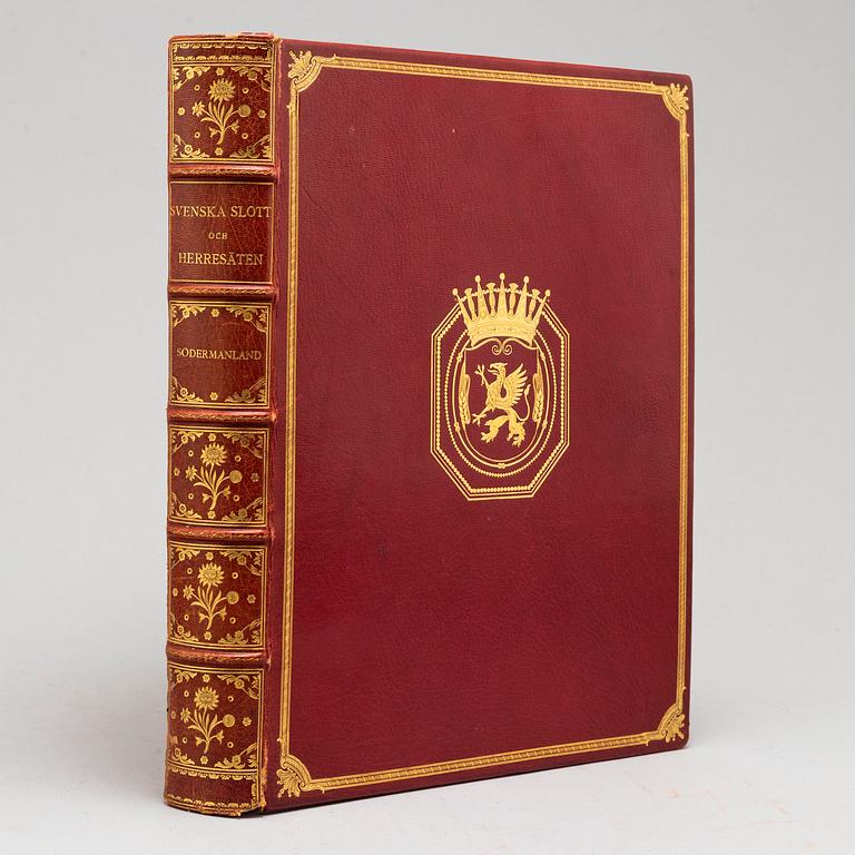 BOK, 9 vol, Svenska Slott och Herresäten, Stockholm 1908-23.