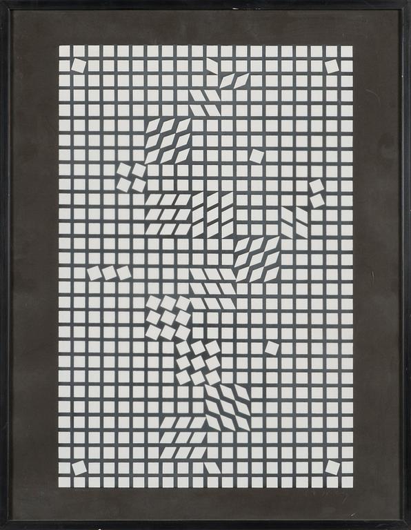 Victor Vasarely, silkscreen, signed and numbered 97/200.
