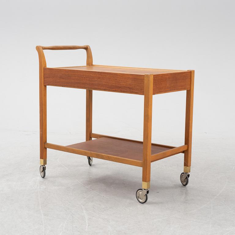 A mid 19th century serving trolley, nordiska Kompaniet, Sweden.