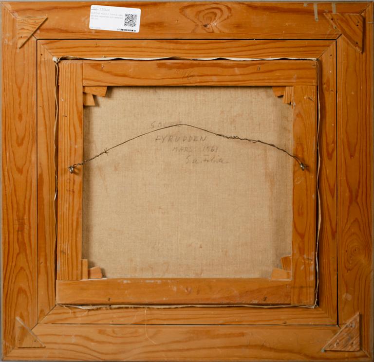 GUSTAF ADOLF FAHLE, olja på duk, signerad och daterad -61.