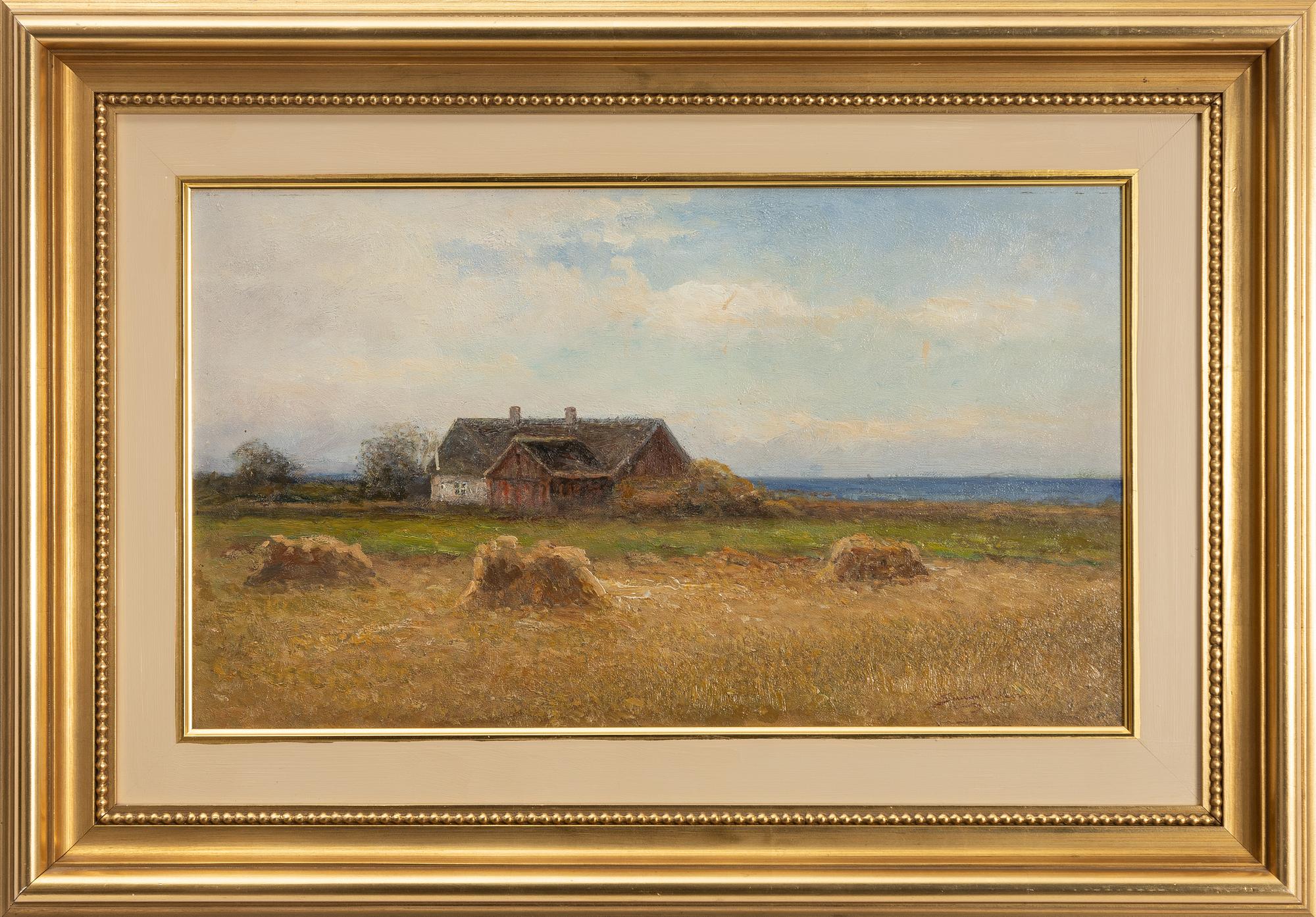 Severin Nilson, Farm, Halland.