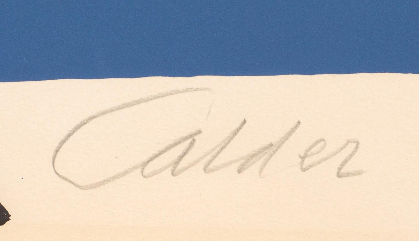 ALEXANDER CALDER, lithograph in colours, signed and numbered 69/150.
