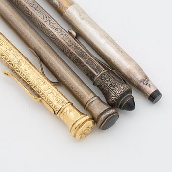 4 pcs of pencils, first half of the 20th century,