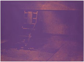 Andy Warhol, "Electric chair".