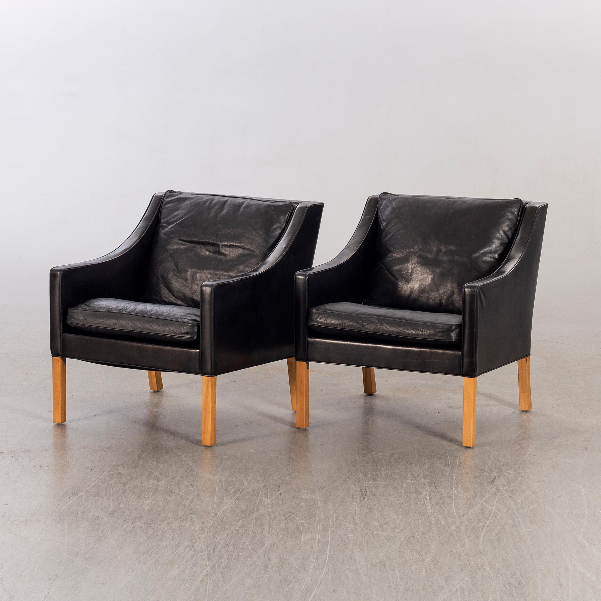 Børge Mogensen, fåtöljer ett par, modell 2209.