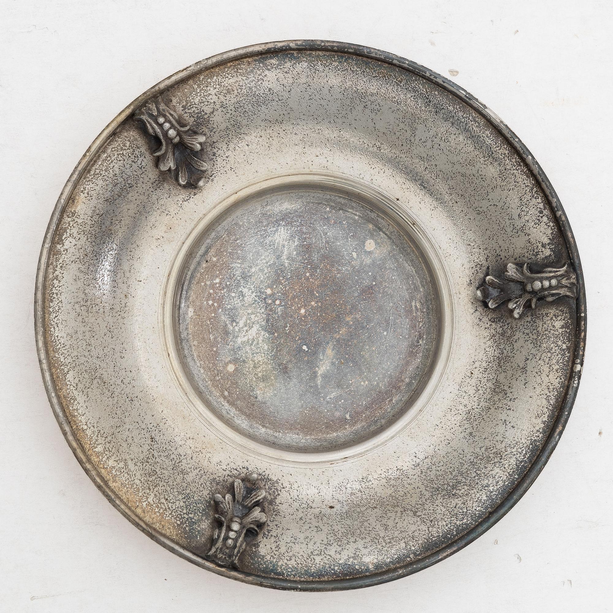 Dish, silver, Italy 1944–1968.