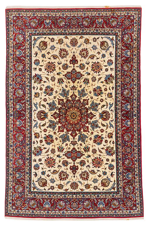 Matta, semiantik Isfahan, ca 225 x 143 cm.