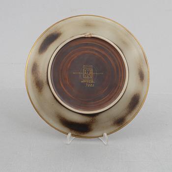 Gunnar Nylund, vas samt fat, "Flambé", Rörstrand-Lidköping, 1930-40-tal.