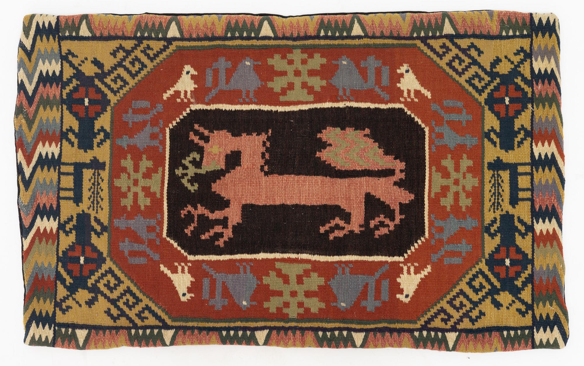 Jynne, rölakan, 74 x 47 cm Sannolikt Skytts eller Oxie härad. Skåne, omkring år 1900.