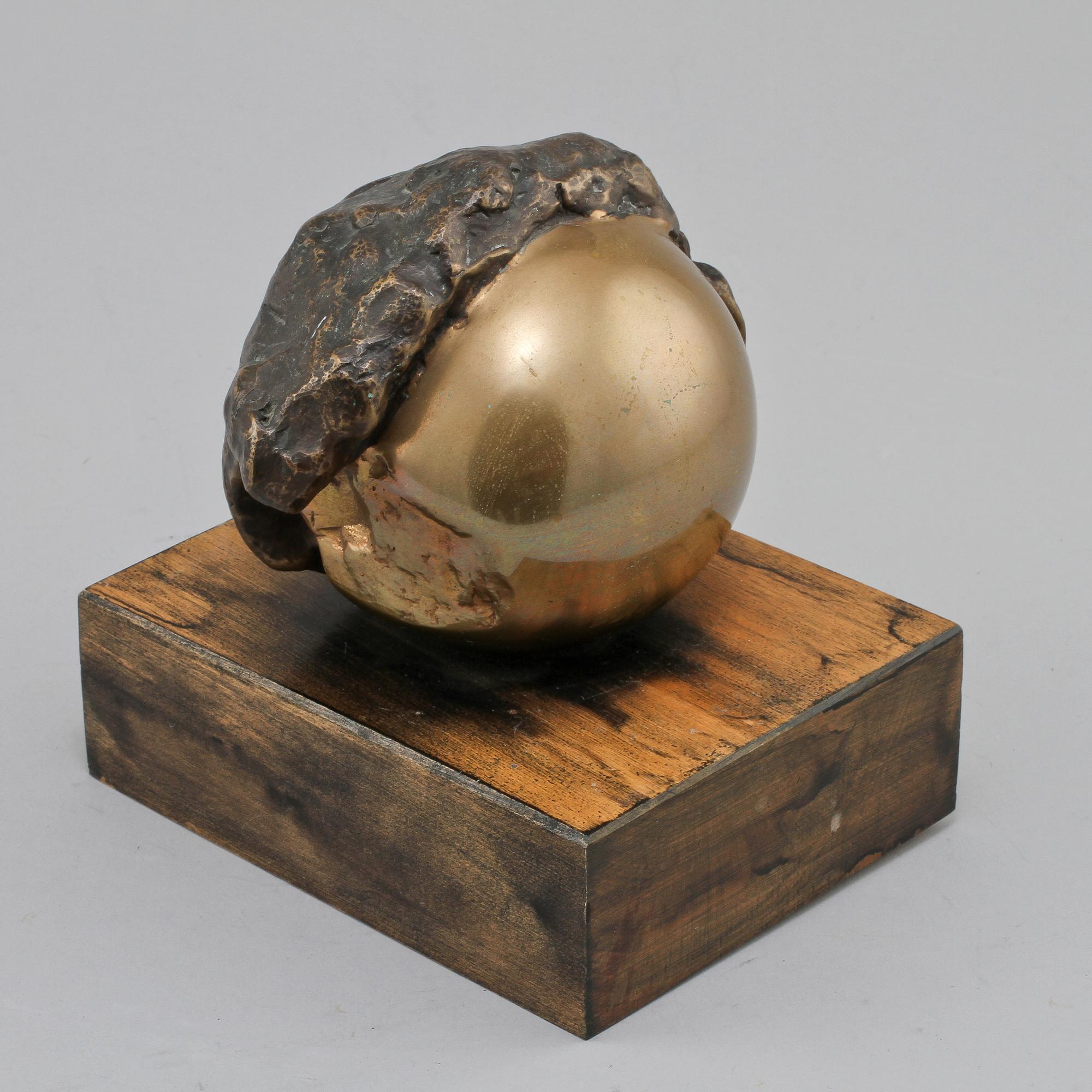 OKÄND KONSTNÄR, skulptur, brons, signerad J Brandt, 1900-talets fjärde kvartal.