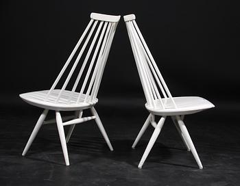 STOLAR, ett par "Mademoiselle" Ilmari Tapiovaara, Edsbyverken 1961. Brännmärkta.