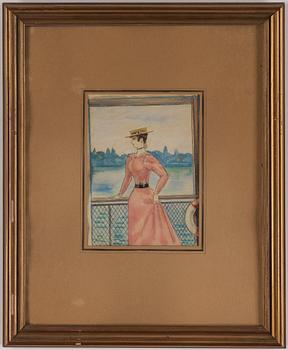 KURT JUNGSTEDT, watercolours, 4, signed one dated 1925.