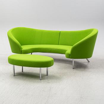 Karim Rashid, an 'Orgy' sofa and ottoman, Offecct.