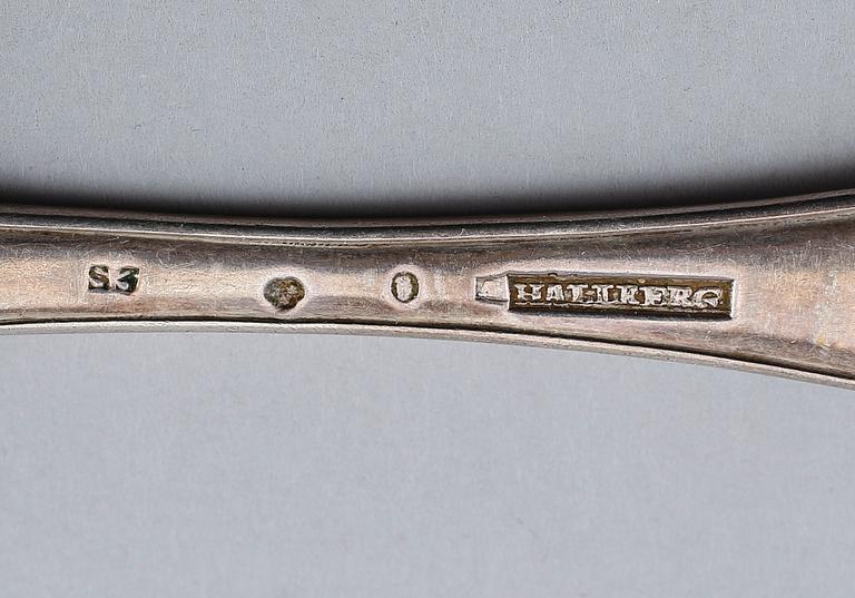 SILVERFÖREMÅL, 6 delar, 1800-/1900-tal. Vikt ca 238 gram.