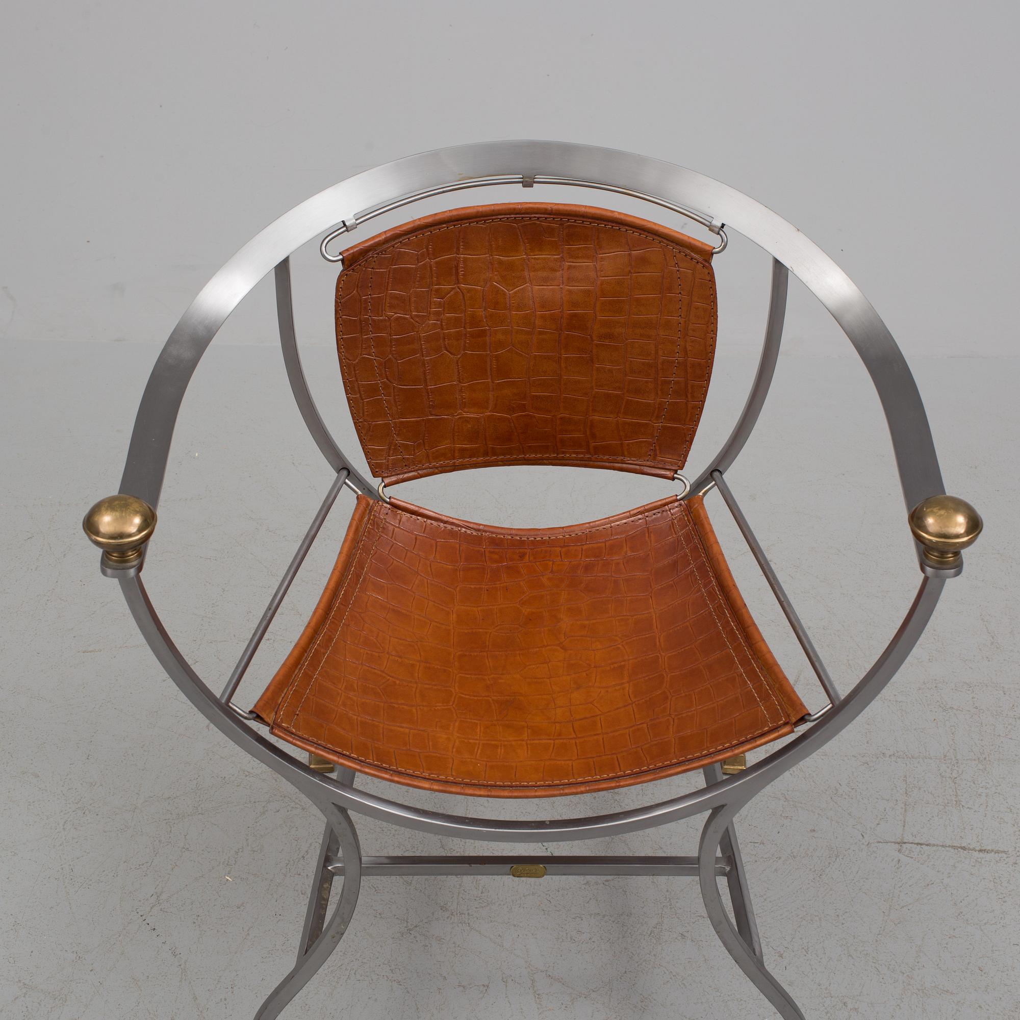 ALBERTO ORLANDI, karmstol, "Pompeii", Italien, sent 1900-tal.