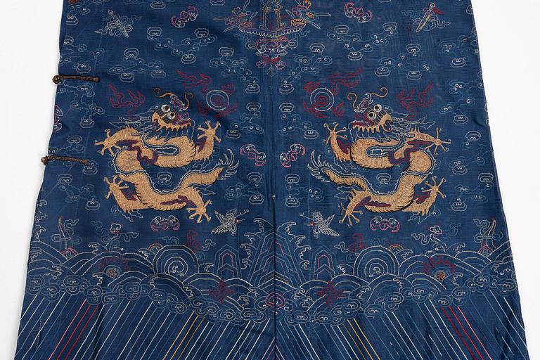 Rock, Jifu, broderad, Qingdynastin, omkring 1900.