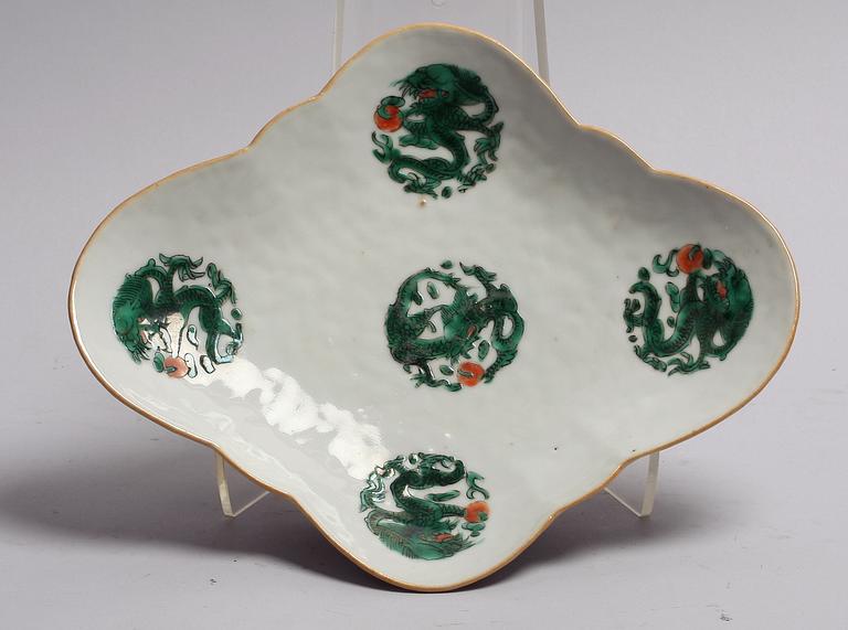 ALTARFAT, porslin, Tung Chih, Kina, 1862-1873.