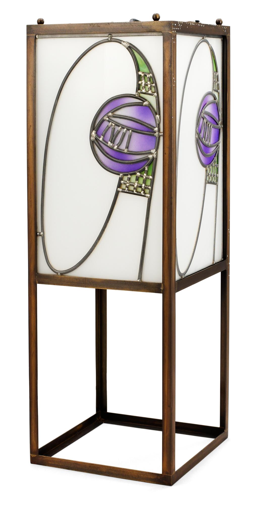VÄGGLAMPA, modell 234, formgiven av Charles Rennie Macintosh.