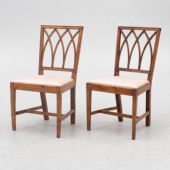 A set of five Directoire chairs, first half of the 19th Century.