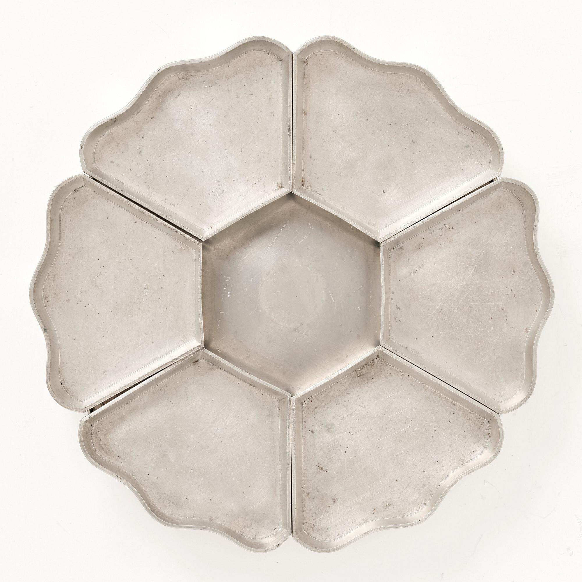 Firma Svenskt Tenn, a pewter cabaret, Stockholm 1930.