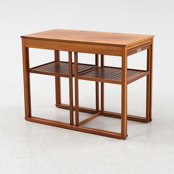 A 'Släden' nesting table by Carl Malmsten, Åfors möbelfabrik.