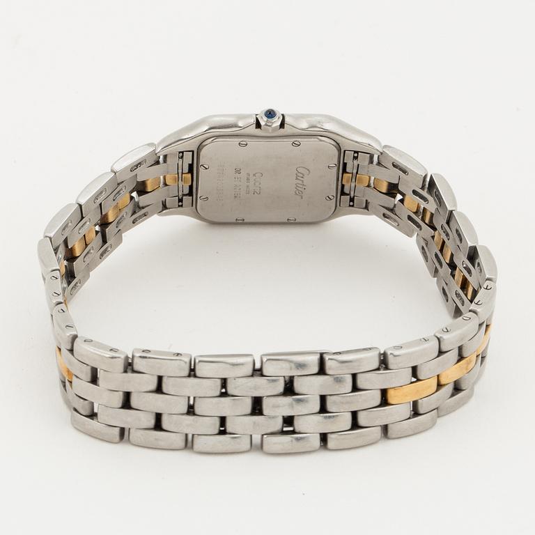 CARTIER, Panthère, wristwatch, 26,5 x 26,5 (36) mm,