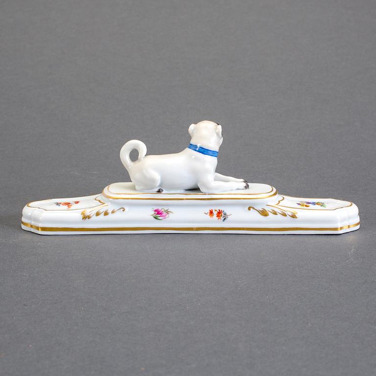 FIGURIN/BREVPRESS, porslin, Meissen, 1924-34.