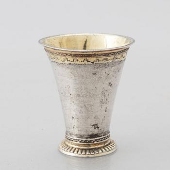 Jonas Thomasson Ronander, bägare, silver, Stockholm 1761.