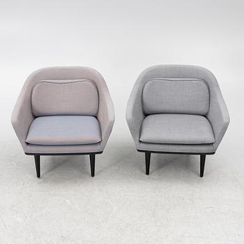 Stellar Works, fåtöljer, 2 st, "Lunar lounge chair", samtida.