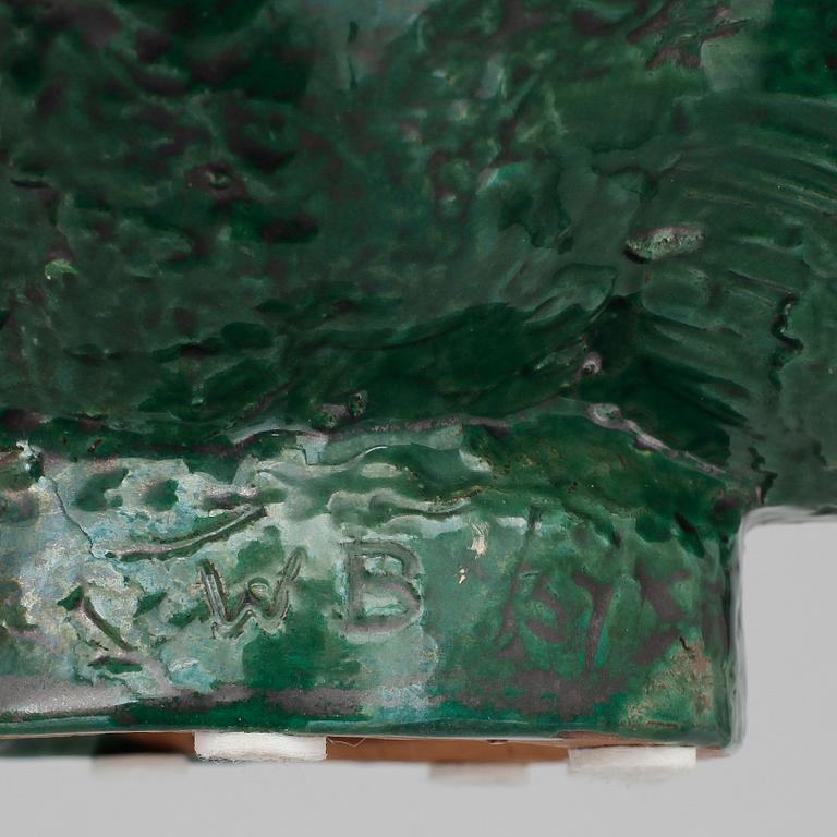 SKULPTUR, keramik, Walter Beyer, monogramsignerad, daterad -37.