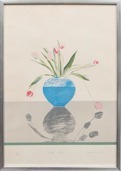 DAVID HOCKNEY, lithograph in colours, signed and dated -70.