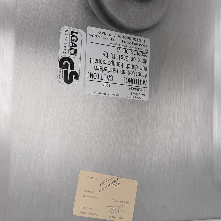 Hadi Teherani, a 'Silver 162S' desk chair, Interstuhl, Germany.