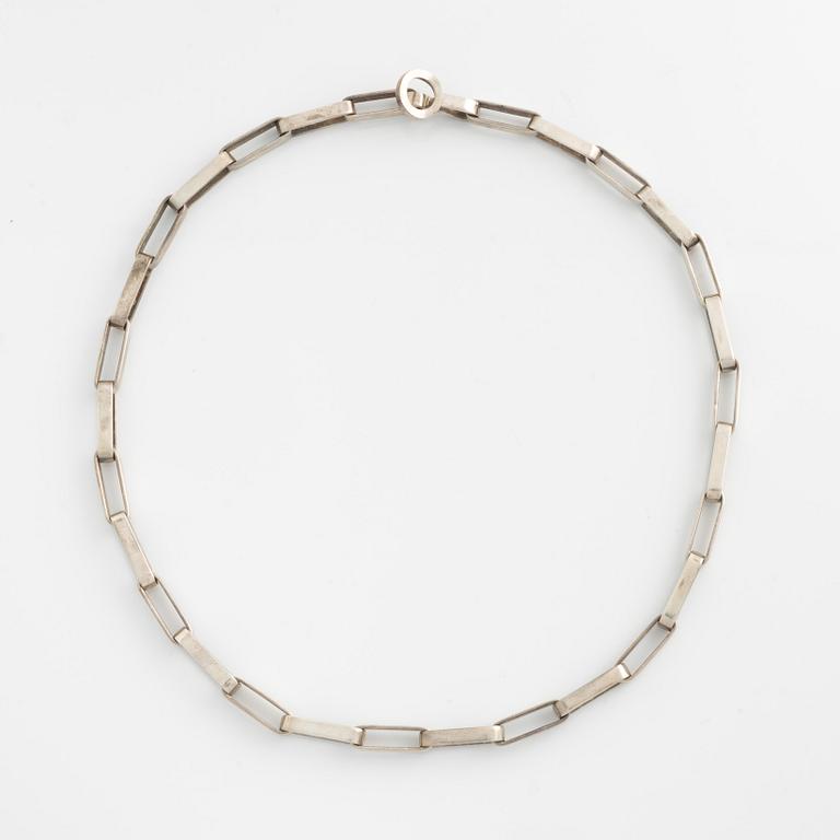 Karl-Ingemar Johansson, necklace, silver.