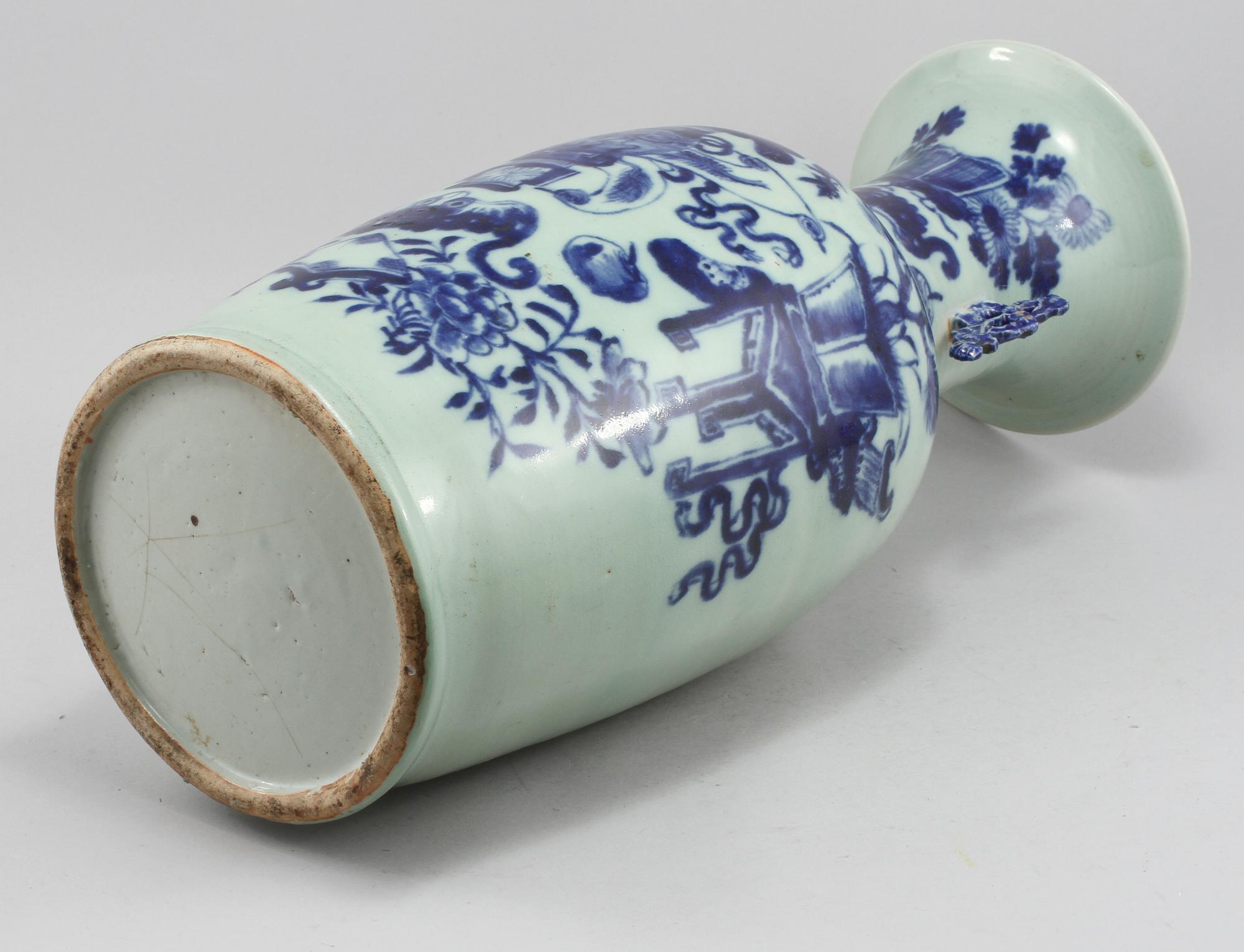 GOLVVAS, porslin, Kina, 1800-tal.