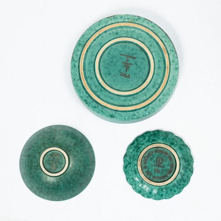 Wilhelm Kåge, “Argenta”, 6 pieces, Gustavsberg.