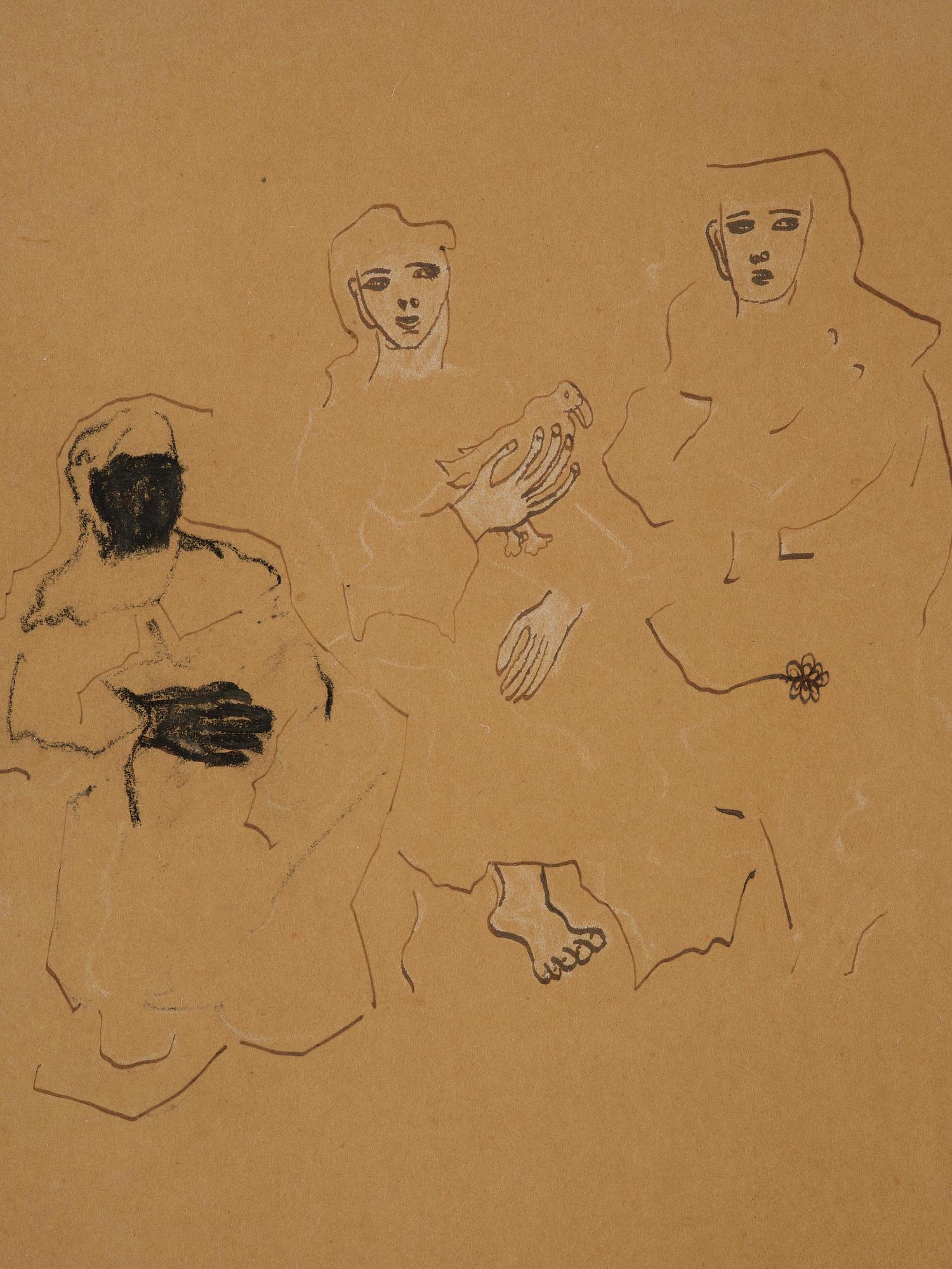 Carl Fredrik Hill, Figures by the well.