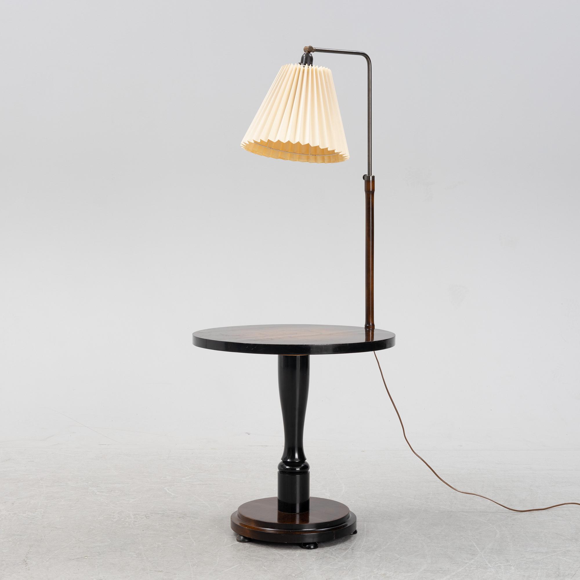A floor lamp, 1930's.