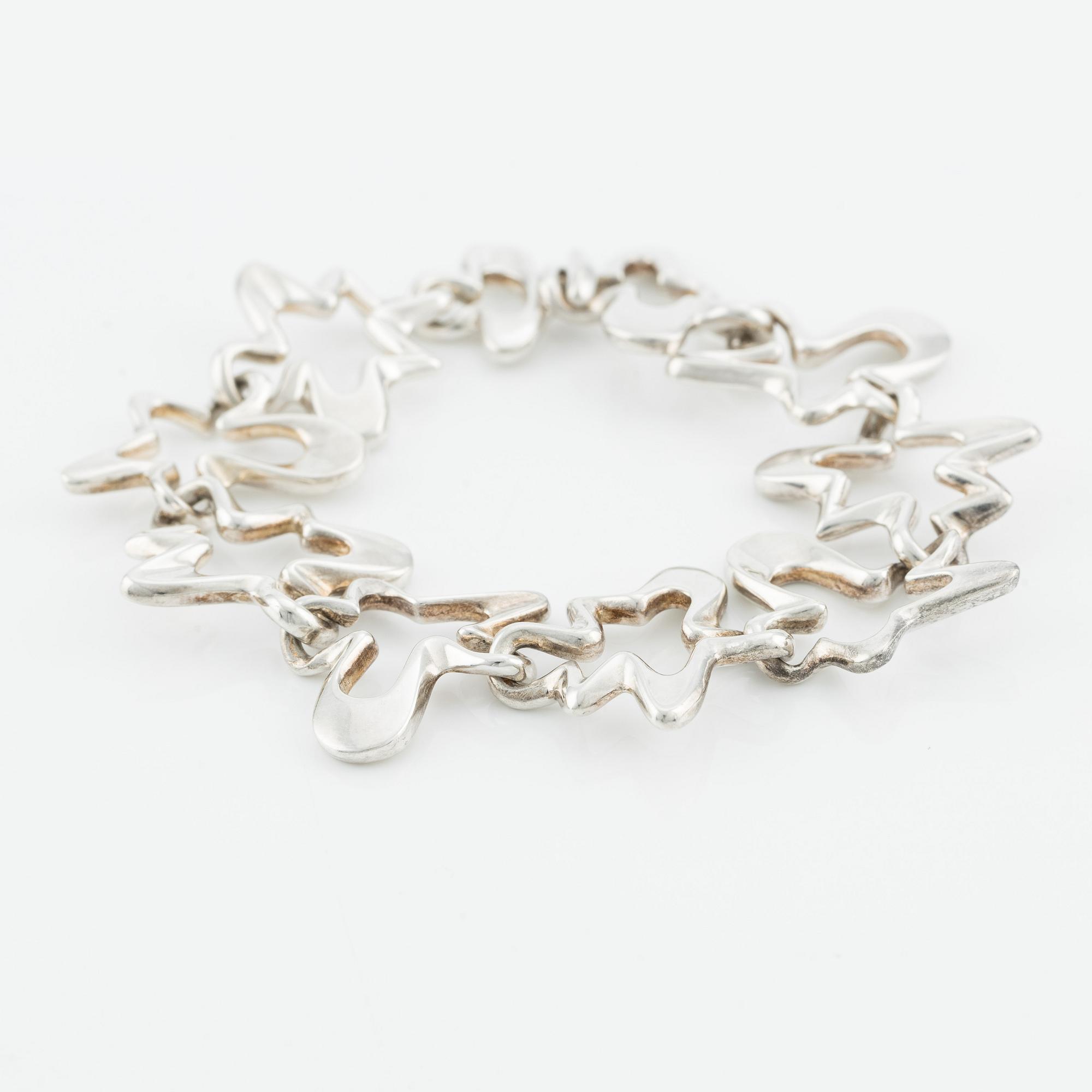 Henning Koppel, a sterling silver bracelet for Georg Jensen, Denmark.