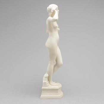 PER HASSELBERG, after. A porcelain sculpture from Gustafsberg,  dated 99.