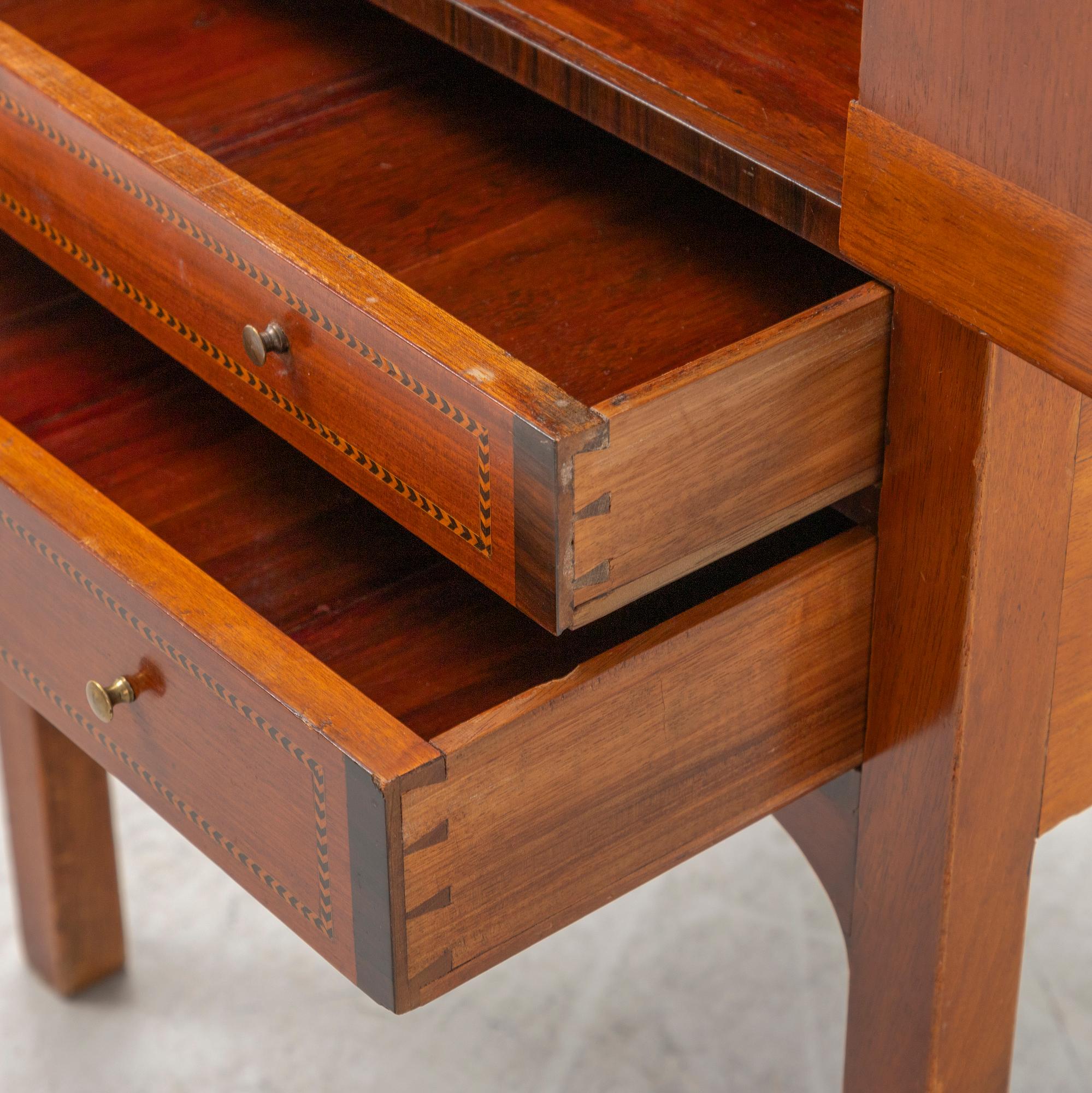 Toilette furniture, circa 1800.