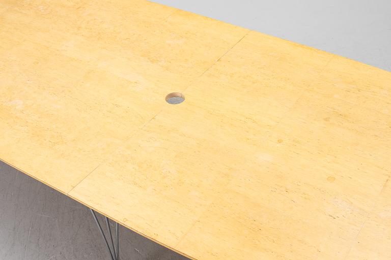 Bruno Mathsson, & Piet Hein, a 'Superellips'  dining table, Mathsson Internationl, Sweden,