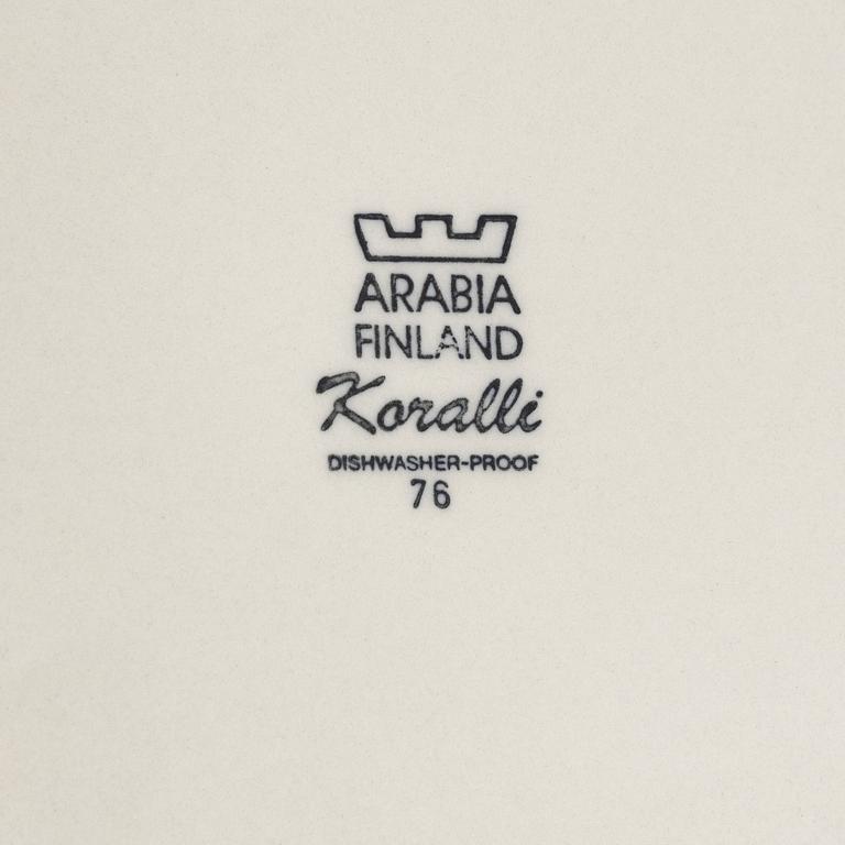 Ulla Procopé, an 98-piece 'Koralli' service, Arabia.