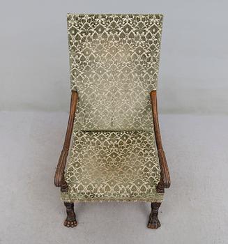 KARMSTOL, barockstil, 1800-talets andra hälft.