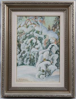 Pekka Halonen, WINTER LANDSCAPE.