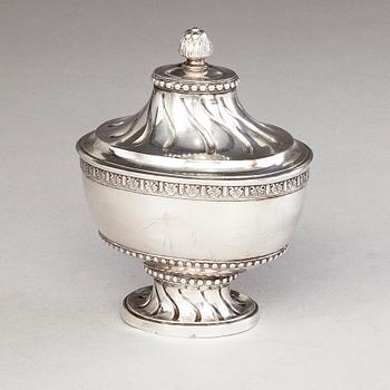 PETTER TÖRNQVIST, SOCKERSKÅL, silver, Tavastehus 1784.