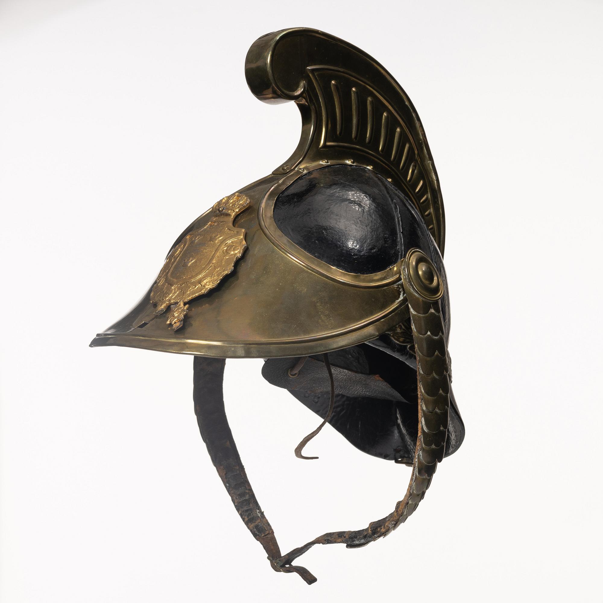 Hjälm, svensk, m/1846 för dragoner.